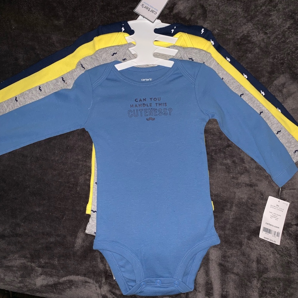 Carter’s 4 piece bodysuit set - Picture 1 of 6